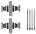 Комплектующие колодки дискового тормоза 109-1803