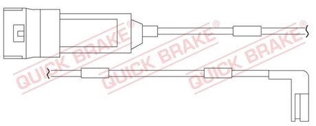 Датчик зносу гальмівних колодок QUICK BRAKE WS 0122 A