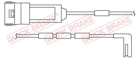 Датчик зносу гальмівних колодок QUICK BRAKE WS 0124 A