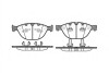 Гальмівні колодки дискові перед.BMW 535d/745-760 02- 0958 10