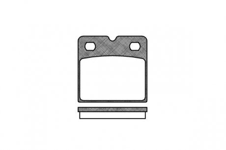 1067 00_колодки дисковые з. jaguar s-type 2.54.2 02> REMSA 1067.00