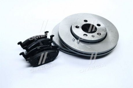 Комплект тормозной передн. skoda roomster, octavia -10,vw polo 09-,golf iv REMSA 8633.09