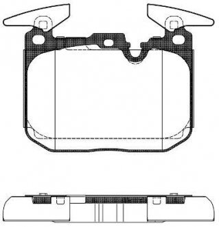 Колодки тормозніе передн.BMW F20-F36 2012- /brembo/ ROADHOUSE 2149100