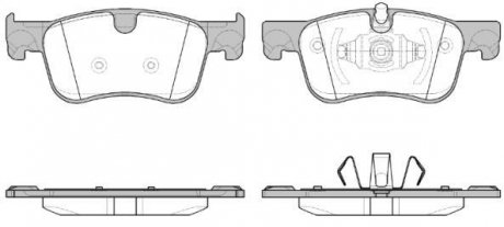 Дисковые тормозные колодки C4 PICASSO II 13- (для дисков 283мм) ROADHOUSE 2158000