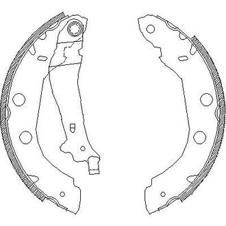 Гальмівні колодки (набір) ROADHOUSE 441500
