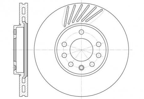 Диск тормозной Vectra B Saab 9-3 9-5 ROADHOUSE 6494.10