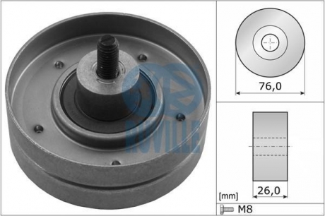 Ролик натяжителя Ford Escort, Fiesta 1.4/1.6 89-95 RUVILLE 55223 (фото 1)