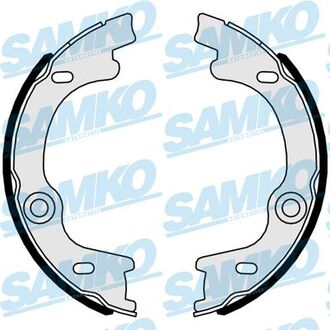 Комплект тормозных колодок, стояночная тормозная система SAMKO 81063