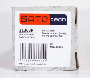 SATO Амортизатор MITSUBISHI PAJERO SPORT 98- газ SATO TECH 21363R