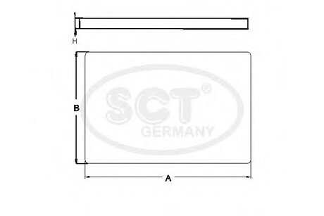 Фильтр салона SKODA Superb I (3U) 2.0 (01-08) (SA 1106) SCT SCT / Mannol SA1106