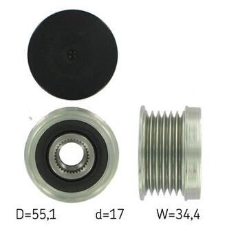 Шків генератора SKF VKM 03118