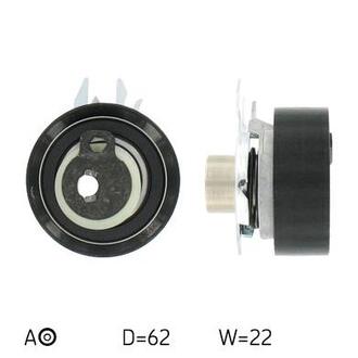 Натяжной ролик, ремень грм SKF VKM 11106 (фото 1)