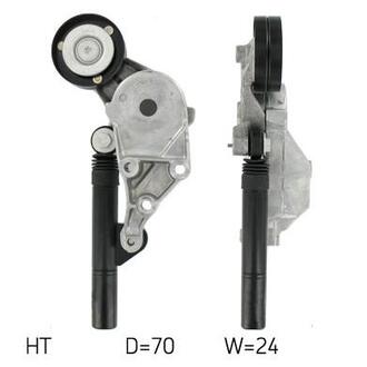 Натяжной ролик, поликлиновой ремень SKF VKM 31012