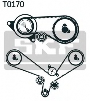 Комплект ремня грм SKF VKMA 01152