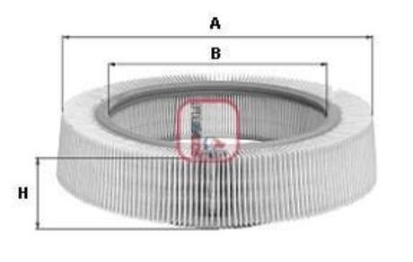 Фільтр повітряний SOFIMA S 3330 A