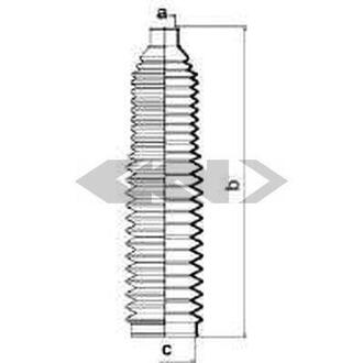 Пильовик кермової рейки SPIDAN 83686