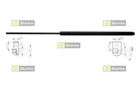 Амортизатор багажника STARLINE 12.24.800