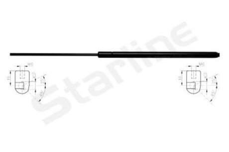 Амортизатор багажника STARLINE 12.28.803