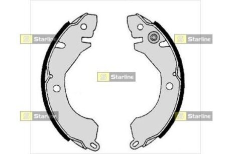 Тормозные колодки барабанные, к-кт. STARLINE BC 05220