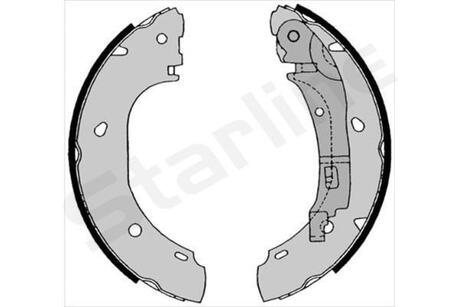 Тормозные колодки барабанные, к-кт. STARLINE BC 08540