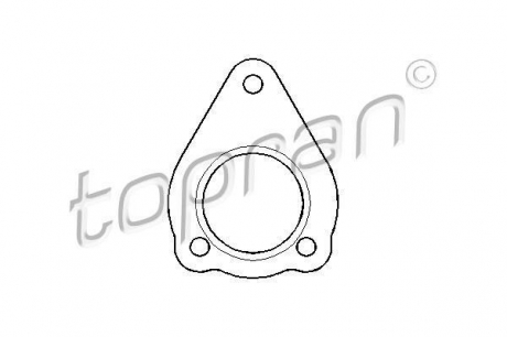 Прокладка, труба вихлопного газа TOPRAN / HANS PRIES 107440