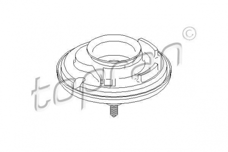 Тарілка пружини TOPRAN / HANS PRIES 108299