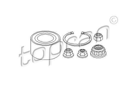 Набір підшипника маточини колеса TOPRAN / HANS PRIES 108320