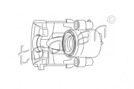 Супорт гальмівний TOPRAN / HANS PRIES 110 283