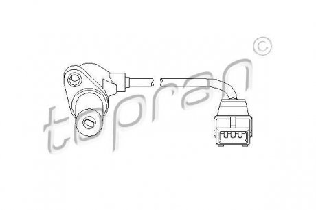 Датчик частоты вращения, управление двигателем TOPRAN / HANS PRIES 111 378