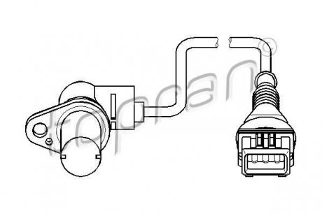 Датчик числа оборотов коленвала BMW TOPRAN / HANS PRIES 501 441