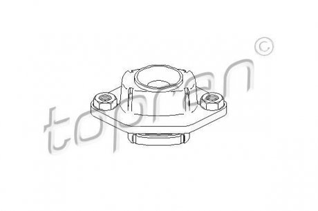 Подушка с опорным подшипником стойки Mc Phersona TOPRAN / HANS PRIES 501 760