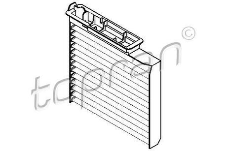 Фільтр повітря (салону) TOPRAN / HANS PRIES 700462