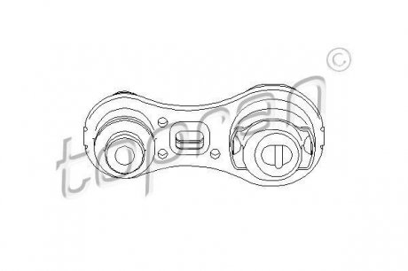 Подвеска, вспомогательная рама / агрегатная опора TOPRAN / HANS PRIES 700 535