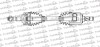 TRAKMOTIVE OPEL Полуось лев с ABS L=584mm 22/22 зуб. Combo 01-, Corsa C 00-, MERIVA A 1.6 16V 03-06, PORSCHE BOXSTER 2.7 04-06 30-1117