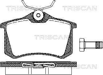 Колодки гальмівні для дискових гальм TRISCAN 8110 10864