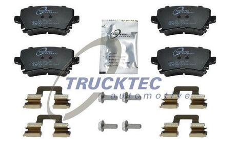 Колодки задние, (тип TRW) 04- (L=105mm) TRUCKTEC 0735138