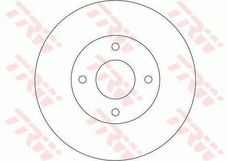 Диск гальмівний TRW DF4169