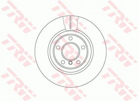 Гальмівний диск двосекційний TRW DF6616S