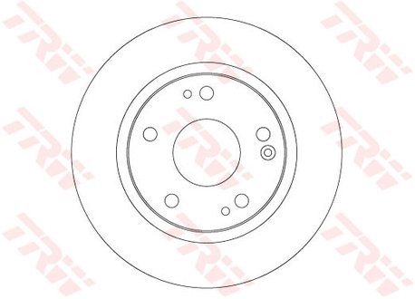 Тормозной диск TRW DF6704