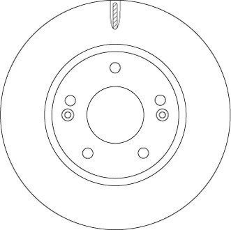 Тормозной диск 51712G2100 TRW DF6936