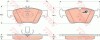 Колодка торм. диск. mb c-class (w202), clk (c208) передн. (пр-во trw) GDB1205