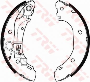 Комплект тормозных колодок TRW GS8472