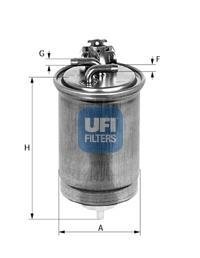 Фільтр палива UFI 24.391.00