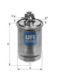 Фільтр паливний UFI 2440000