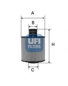 Фільтр масла UFI 25.083.00