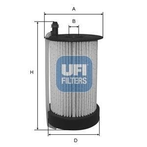 Фільтр палива UFI 2603100