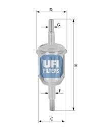 Топливный фильтр UFI 31.012.00