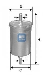 Фільтр палива UFI 31.515.00