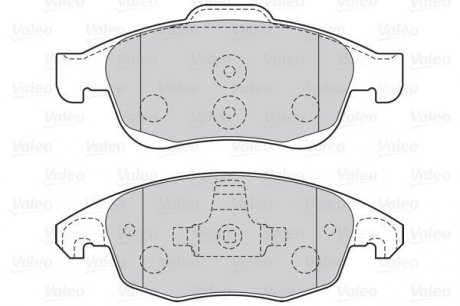 Колодки гальмівні PEUGEOT P. 5008/PARTNER 1,6 08- Valeo 301997