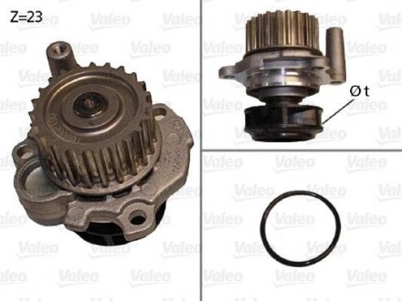 Насос водяной audi a3. vw golfborapassat. seat ibizacordoba 1.82.0 96> Valeo 506532